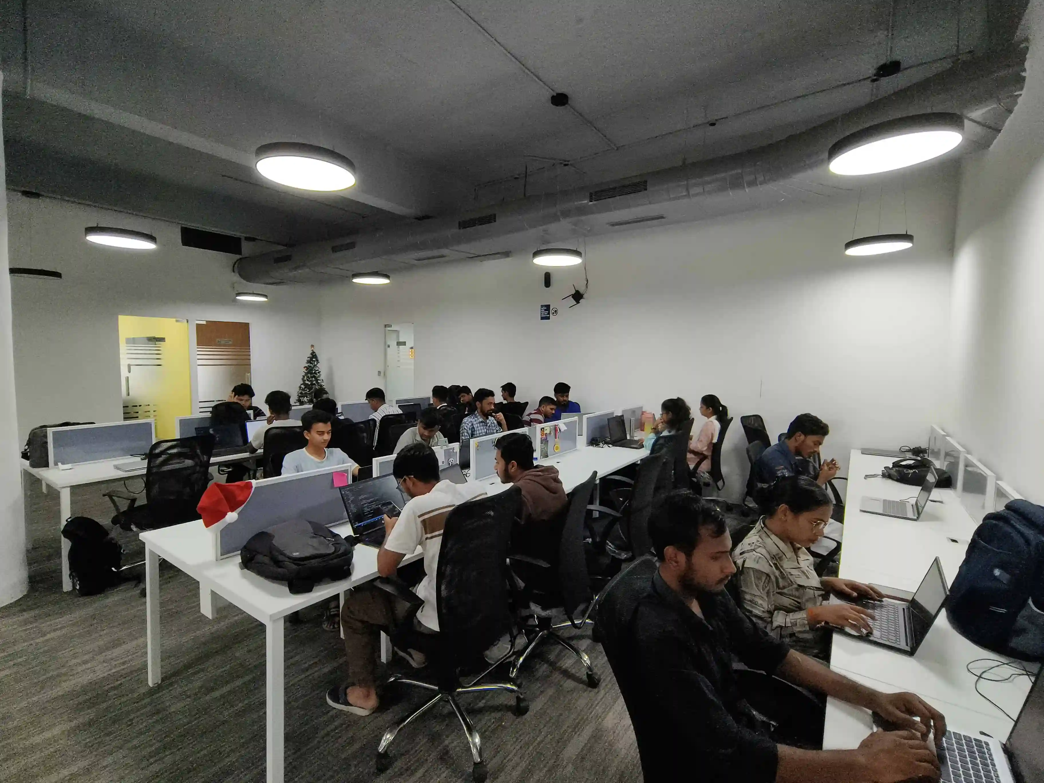 Collaborative workspace with developers